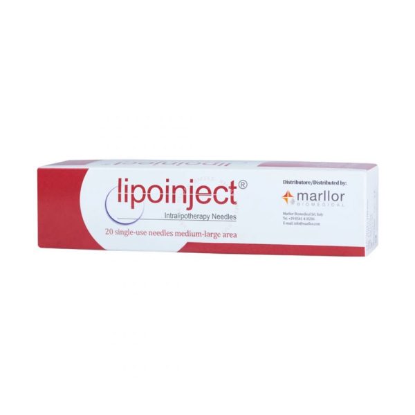 LIPOINJECT 24G INTRALIPOTHERAPY NEEDLES (20 NEEDLES X 100MM)