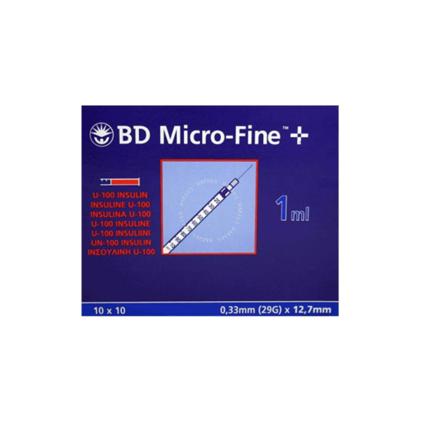 BD MICRO-FINE+ (1ML, 29G) (1 X 100)