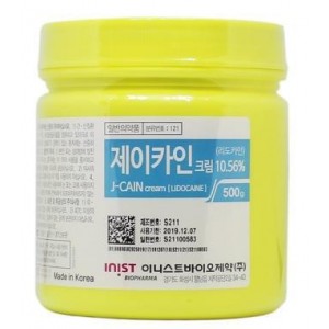 J-Cain numb cream with lidocaine 500g